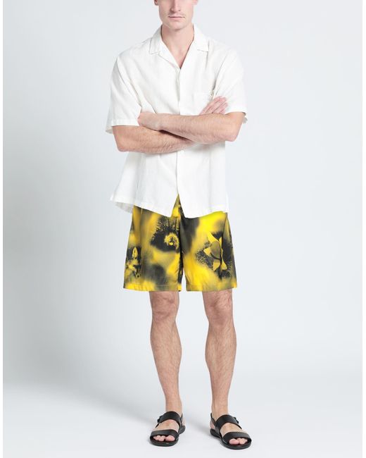 Prada Yellow Shorts & Bermuda Shorts for men