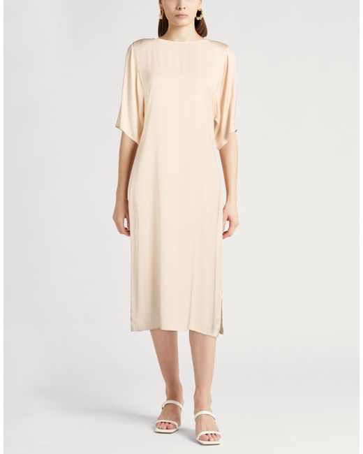 Peserico Natural Midi Dress Viscose