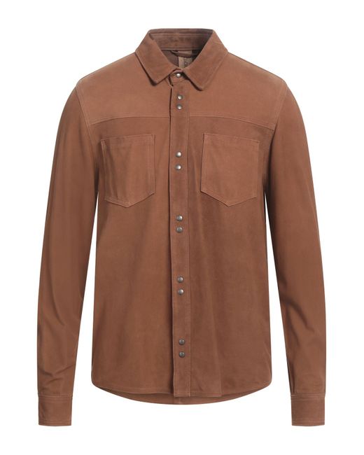 Camisa Giorgio Brato de hombre de color Brown