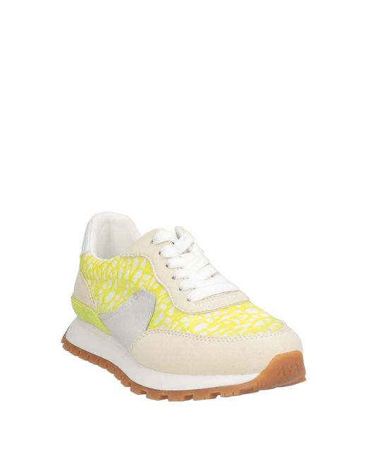 ARMANI EXCHANGE Yellow Trainers