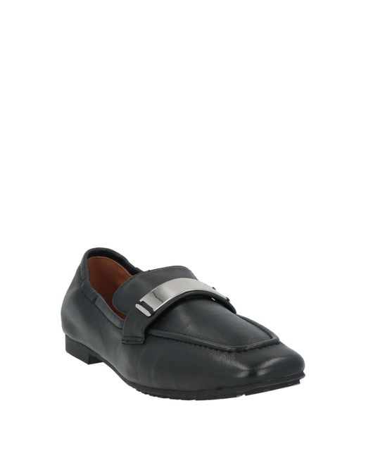 Zoe Black Loafers Leather