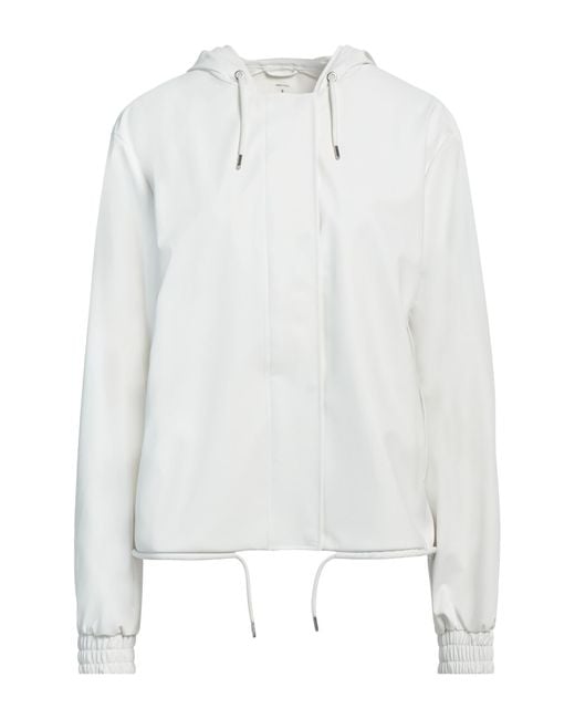 Rains White Jacket