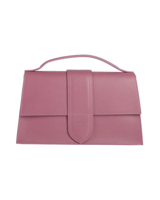 My Best Bags Pink Handbag Leather