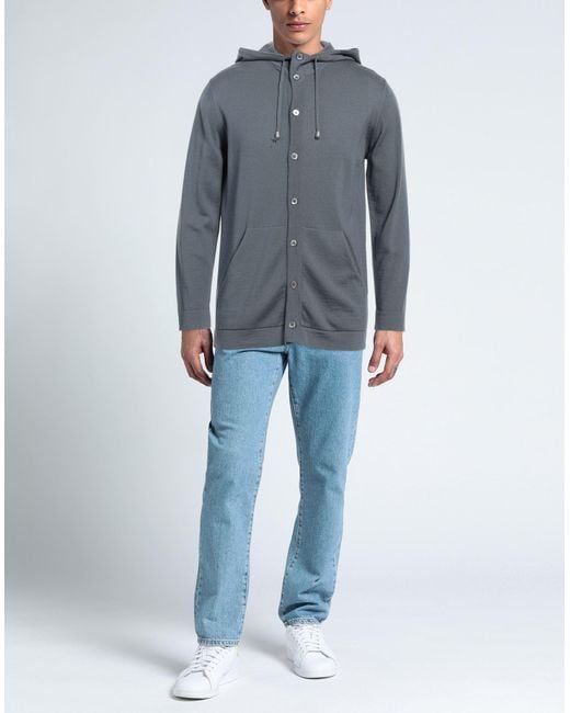 FILIPPO DE LAURENTIIS Blue Cardigan for men