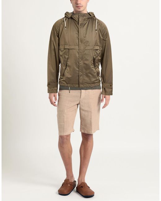 L'IMPERMEABILE Green Military Jacket Polyester, Polyamide for men