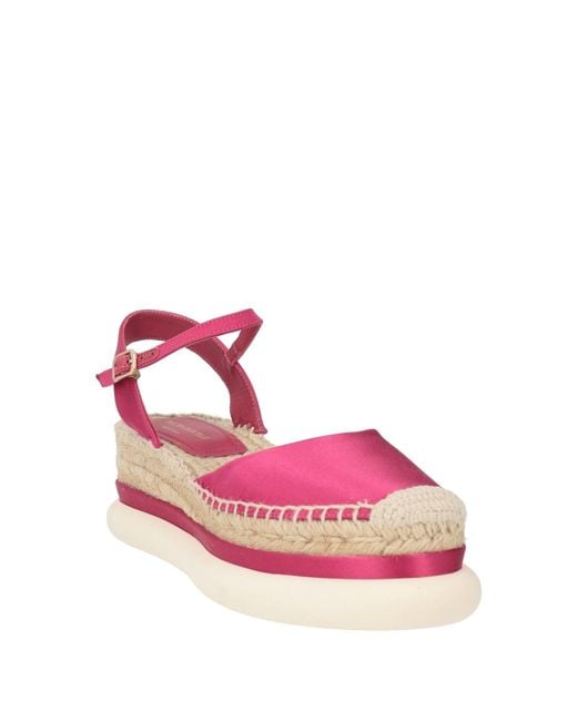 Paloma Barceló Pink Espadrilles