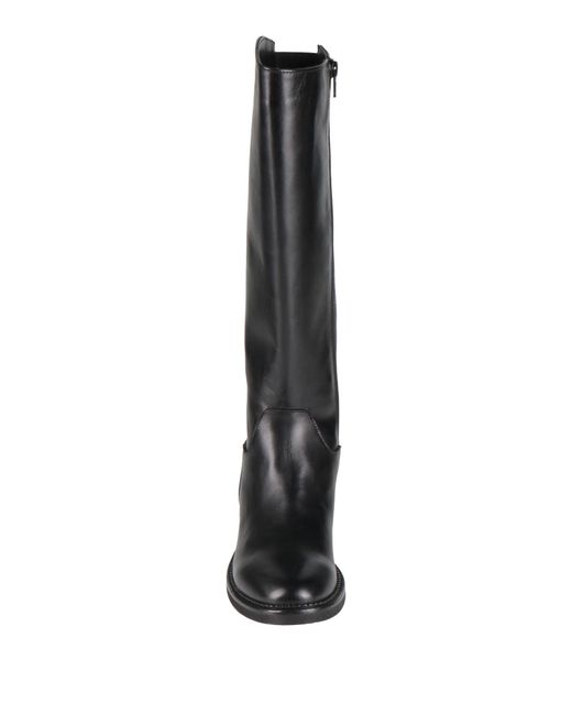 Trend Black Boot Leather