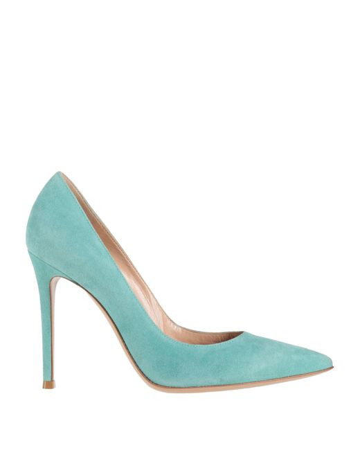 Gianvito Rossi Blue Sky Pumps Soft Leather