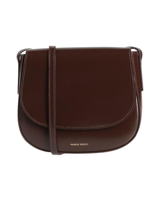 Mansur Gavriel Brown Cross-Body Bags