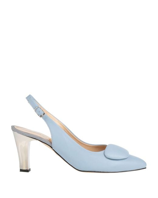 Brunate White Pumps Leather