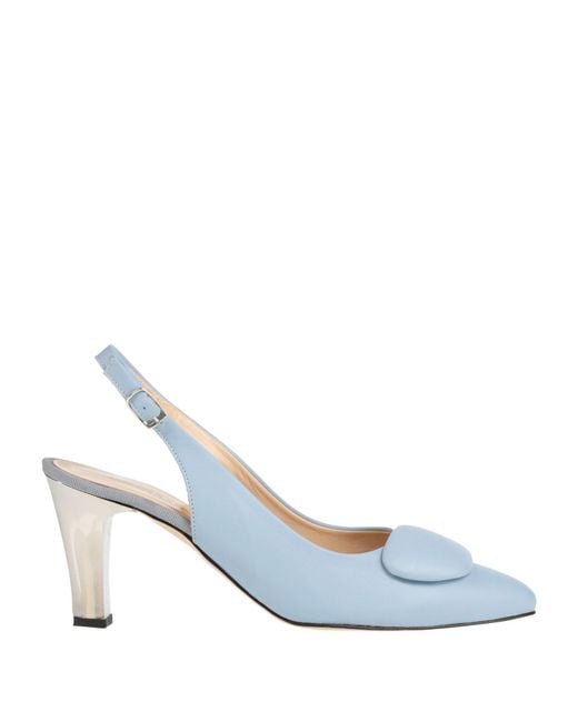 Brunate White Pumps Leather