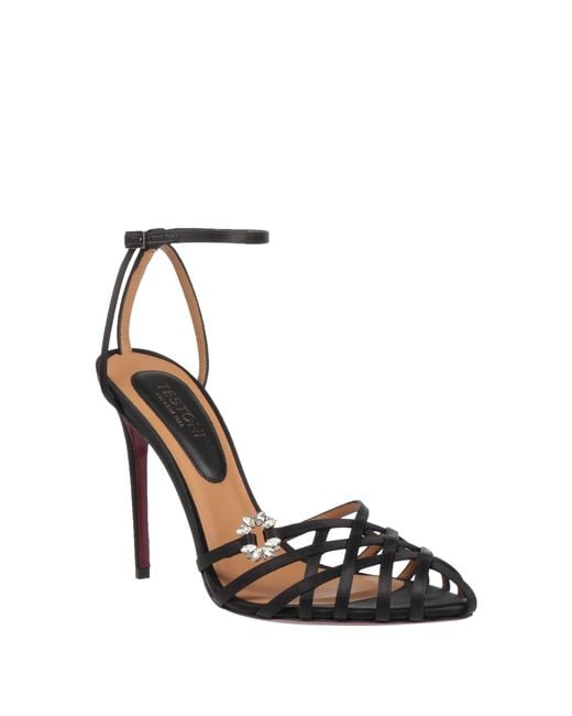 Testoni Black Sandals
