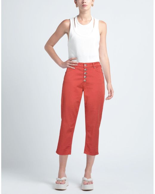 Dondup Red Jeans