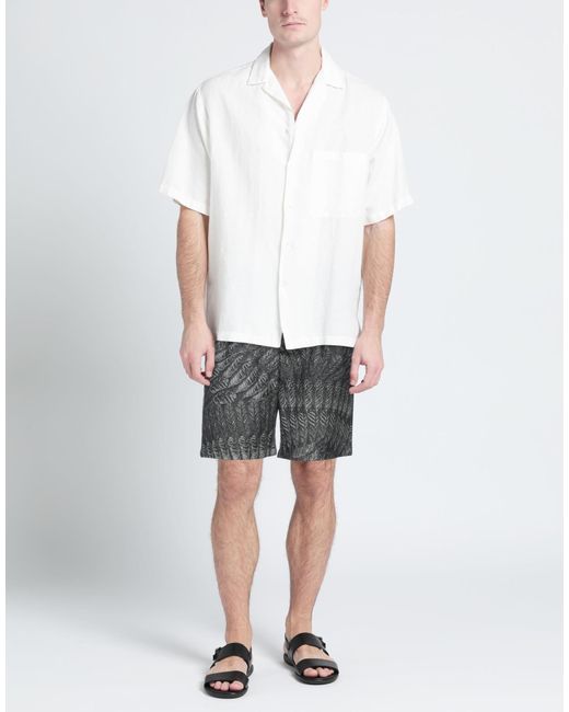 Marcelo Burlon Gray Shorts & Bermuda Shorts for men
