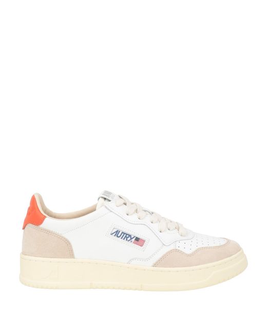 Autry White Sneakers Leather for men