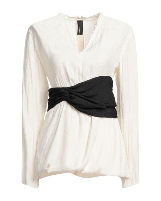 CAPASA MILANO White Ivory Top Polyester