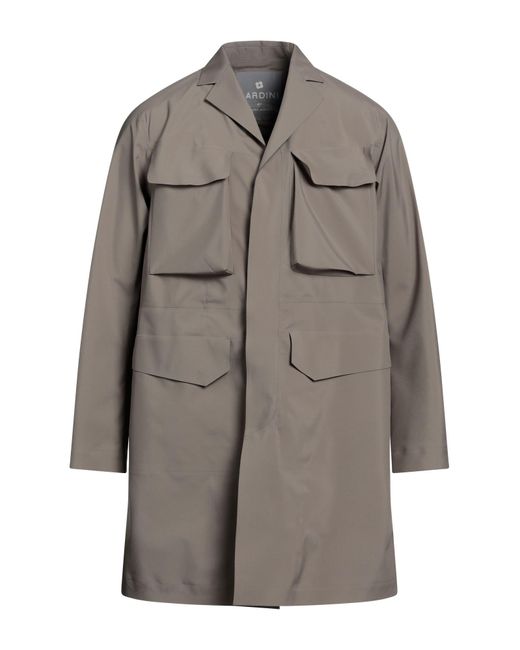 LARDINI by YOSUKE AIZAWA Gray Overcoat & Trench Coat for men