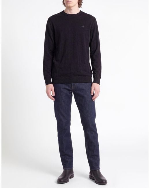 Calvin Klein Blue Sweater Wool for men