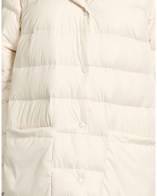 Woolrich Natural Cream Puffer Polyester