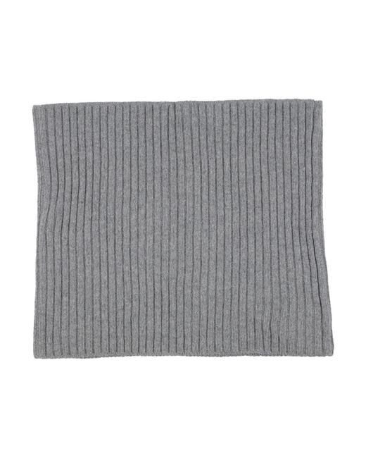 Marina Rinaldi Gray Scarf Wool, Polyamide
