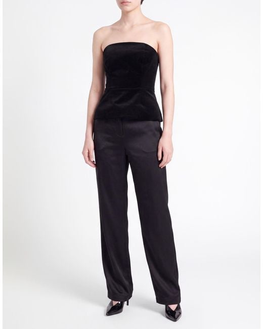 P.A.R.O.S.H. Black P.A.R.O..H. Top Cotton, Elastane