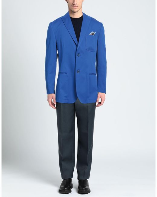 Daniele Alessandrini Blue Suit Jacket for men