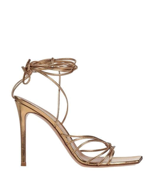 Gianvito Rossi Metallic Sandals