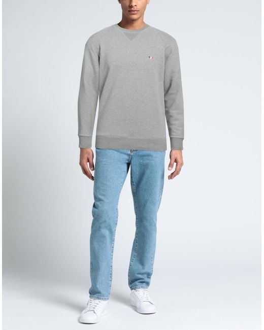 Maison Kitsuné Gray Sweatshirt for men