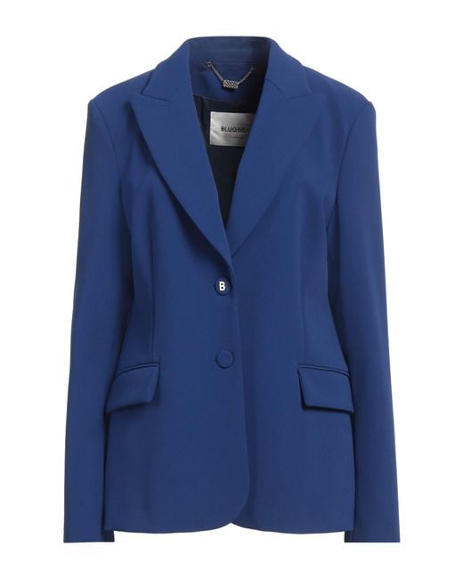 Blugirl Blumarine Blue Blazer Polyester, Elastane