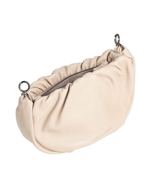 Brunello Cucinelli Natural Cross-Body Bag Leather