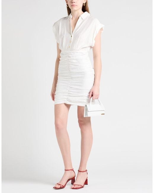 Sandro White Mini Dress