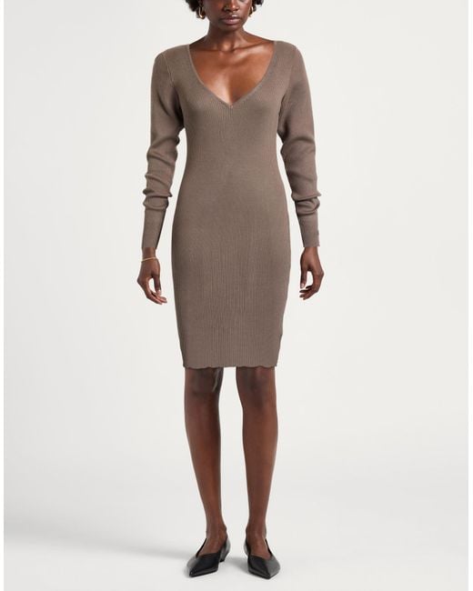 Guess Brown Midi Dress