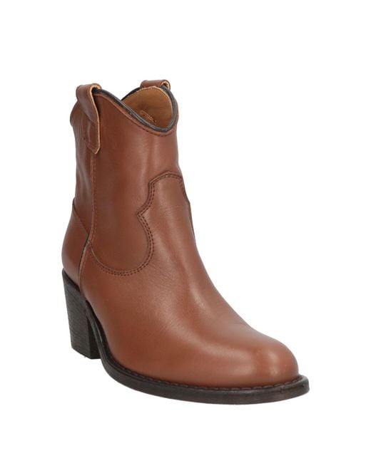 Via Roma 15 Brown Ankle Boots