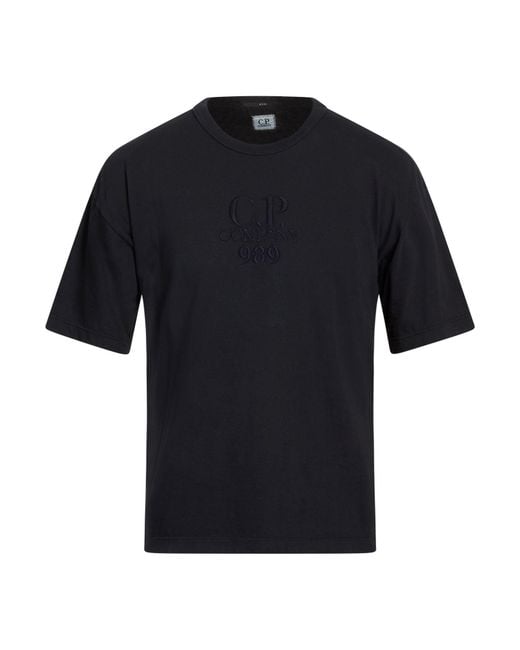 C P Company Black T-Shirt Cotton for men