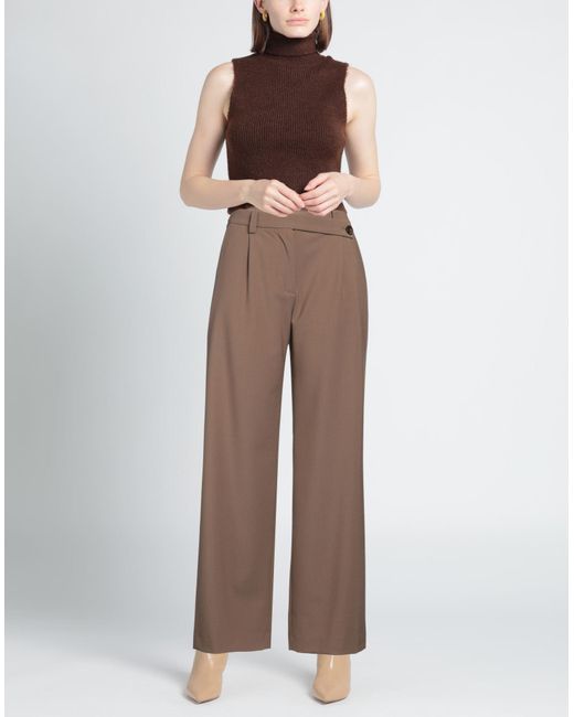 Pantalone di Maje in Brown