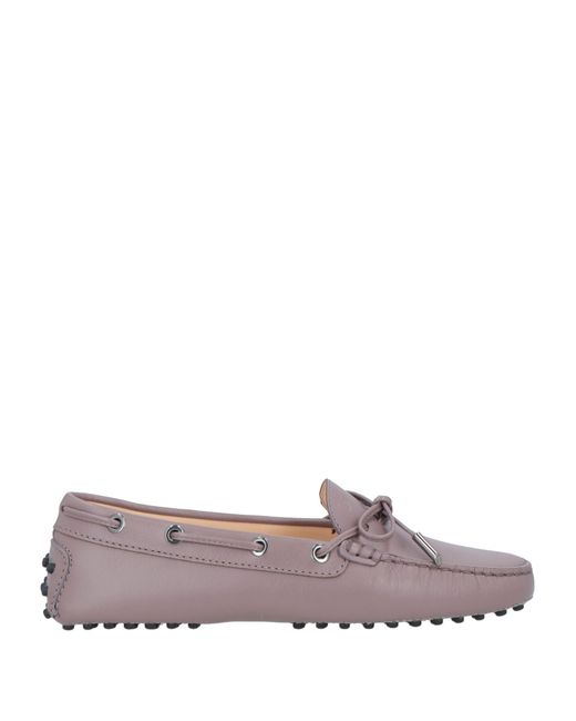Tod's Purple Loafers