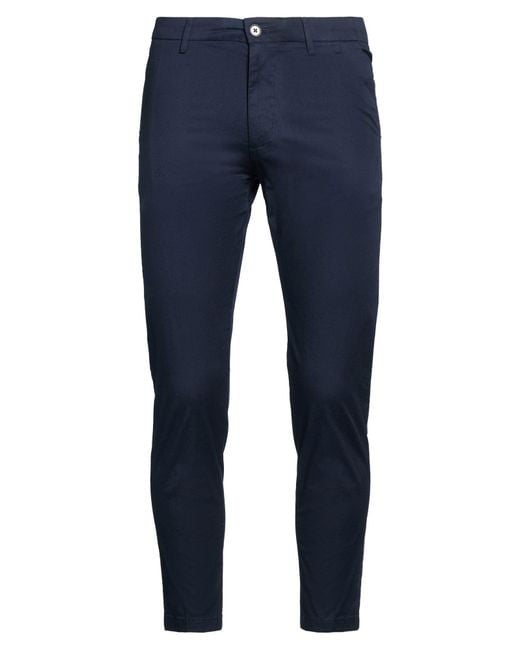 Drykorn Blue Pants Cotton, Elastane for men