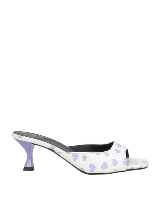 Love Moschino White Sandals Leather