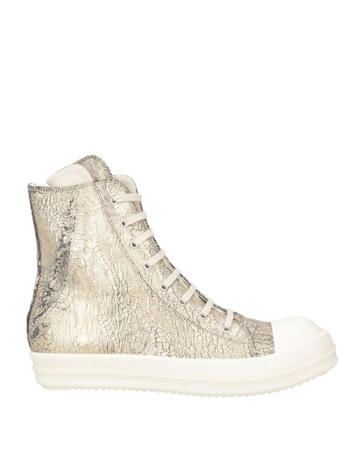 Rick Owens Natural Sneakers Textile Fibers for men