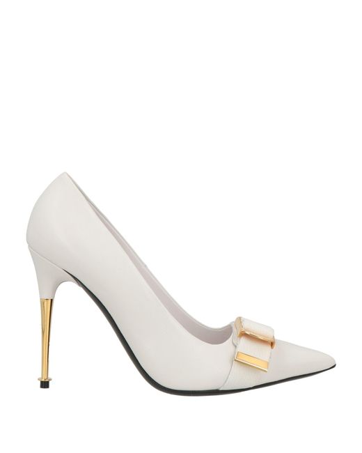 Tom Ford White Pumps