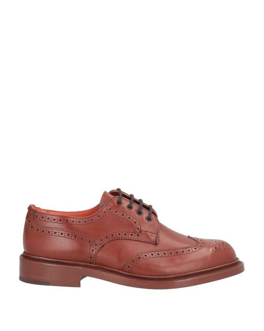 Chaussures à lacets Tricker's en coloris Red