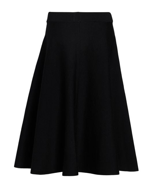 Roberto Collina Black Midi Skirts