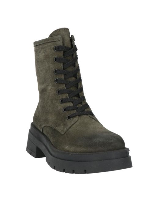 Stele Green Ankle Boots