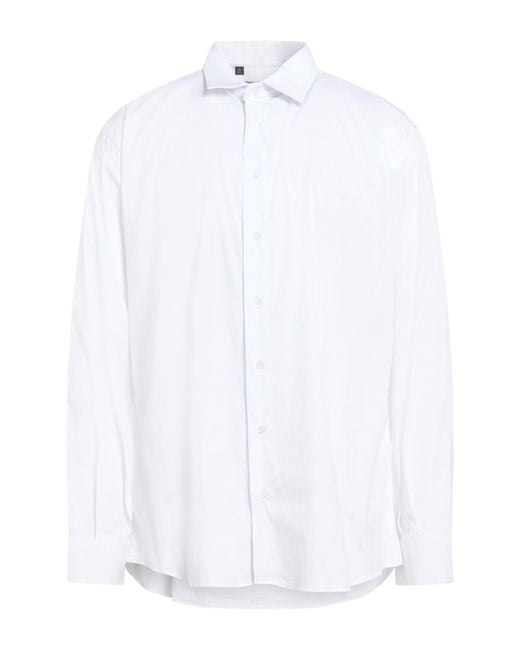 Havana & Co. White Shirt Cotton, Polyamide, Elastane for men