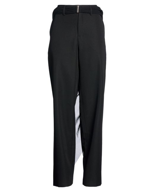 Jean Paul Gaultier Black Pants Virgin Wool, Polyamide