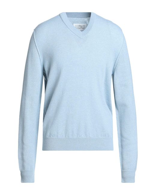 Maison Margiela Blue Sweater for men