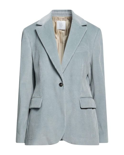 Eleventy Blue Light Blazer Cotton