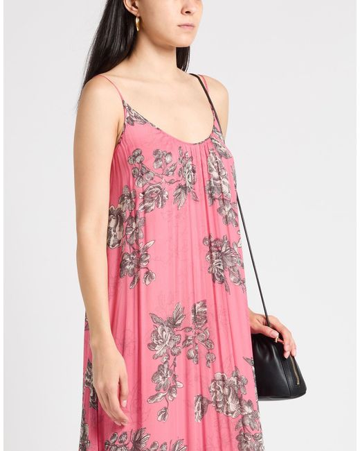 Semicouture Pink Maxi Dress Viloft