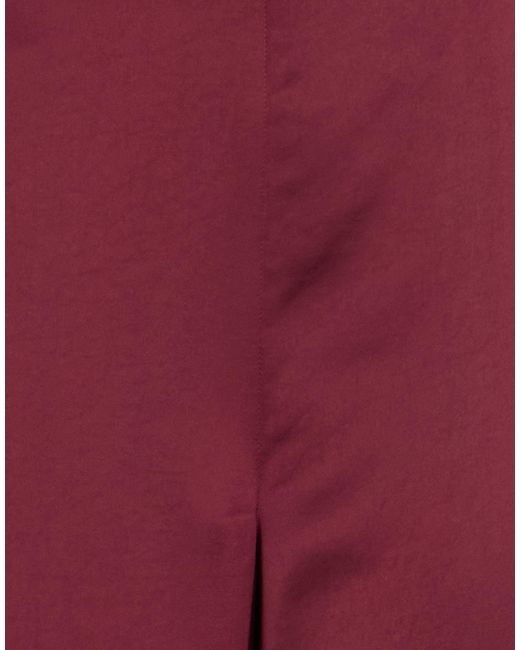 Marella Red Burgundy Pants Polyester