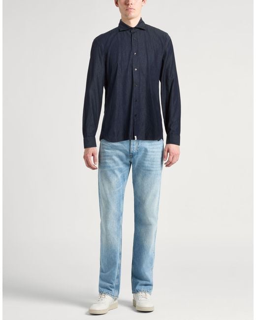 Peuterey Blue Shirts for men